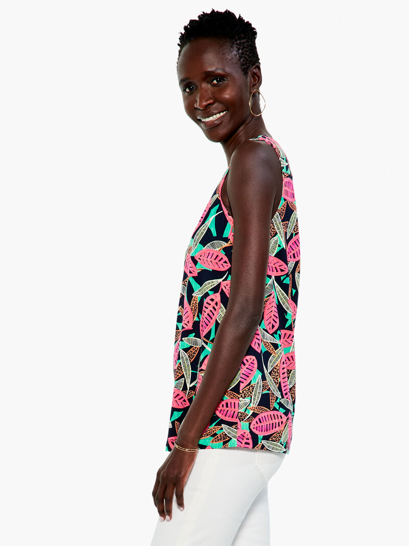 Woman Wears Colorful Canopy Tank image number 1