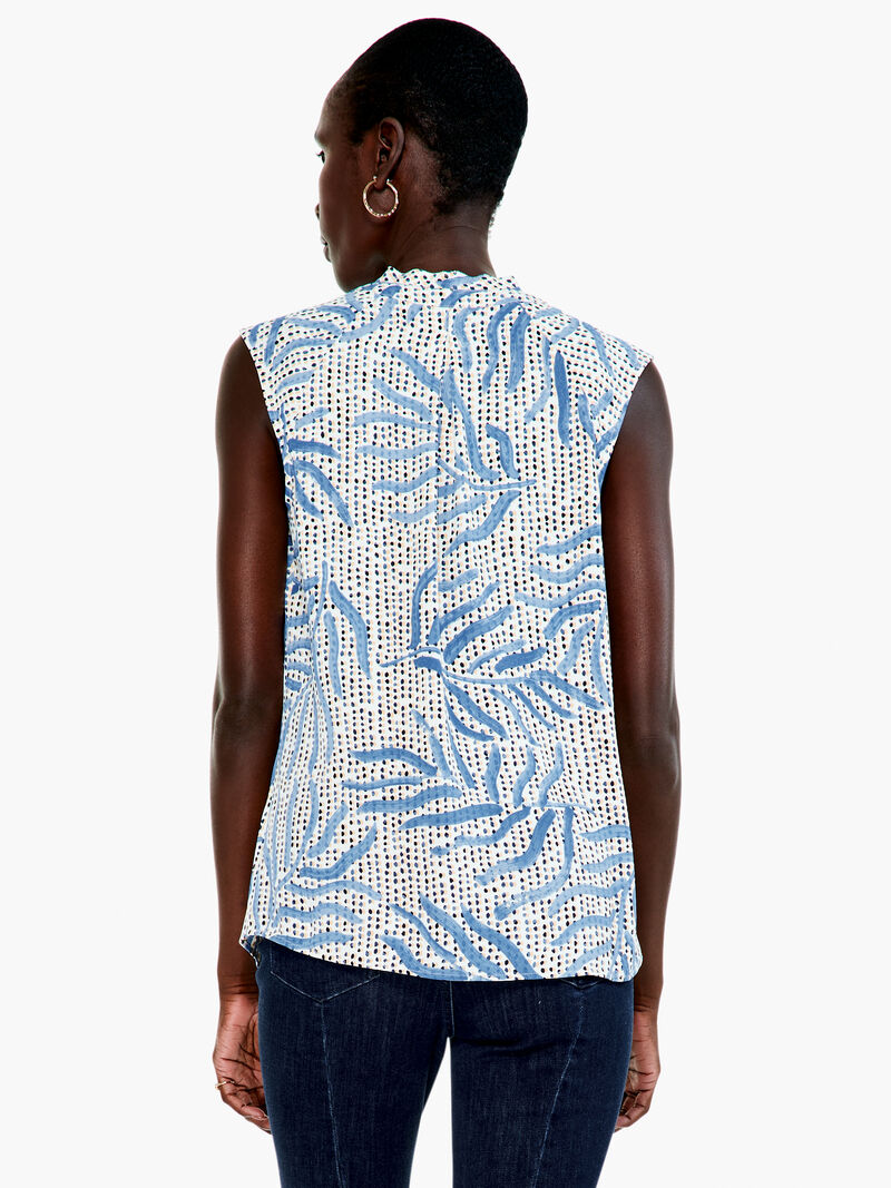Woman Wears Palm Dot Tank image number 2
