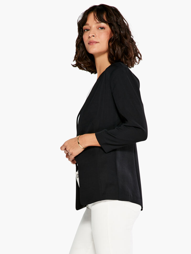 Woman Wears Smart Look Blazer image number 2