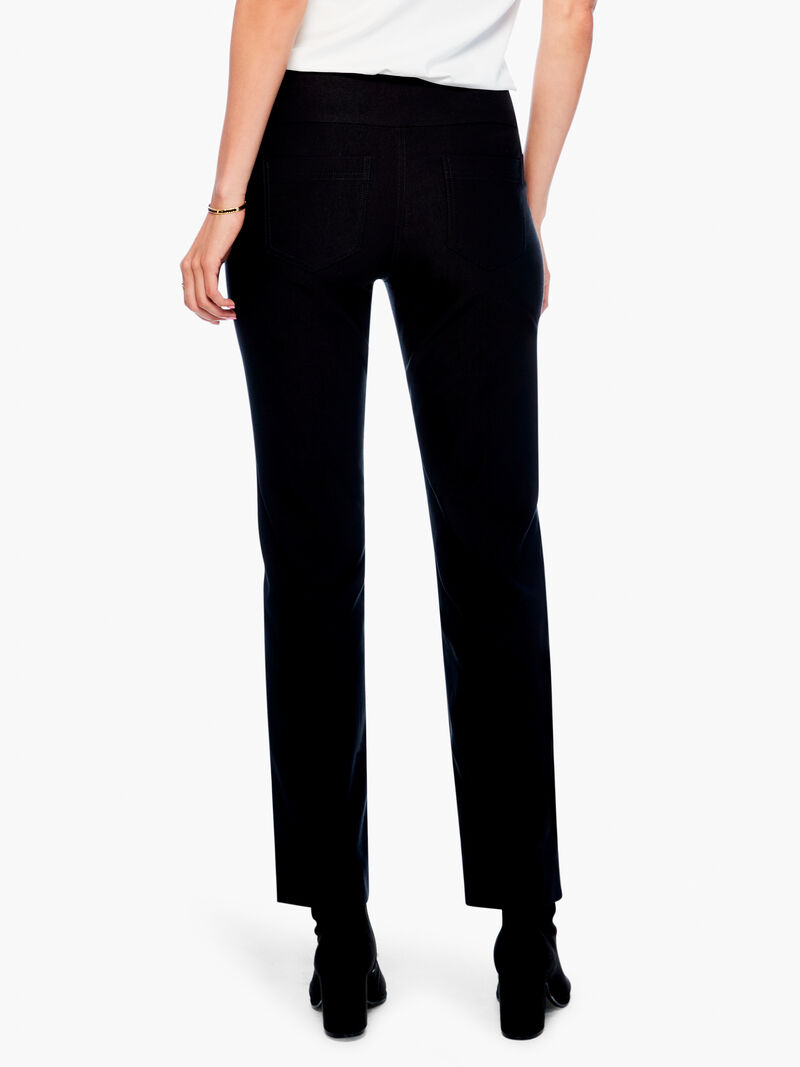 Woman Wears Wonderstretch Pocket Straight Leg Pant image number 2