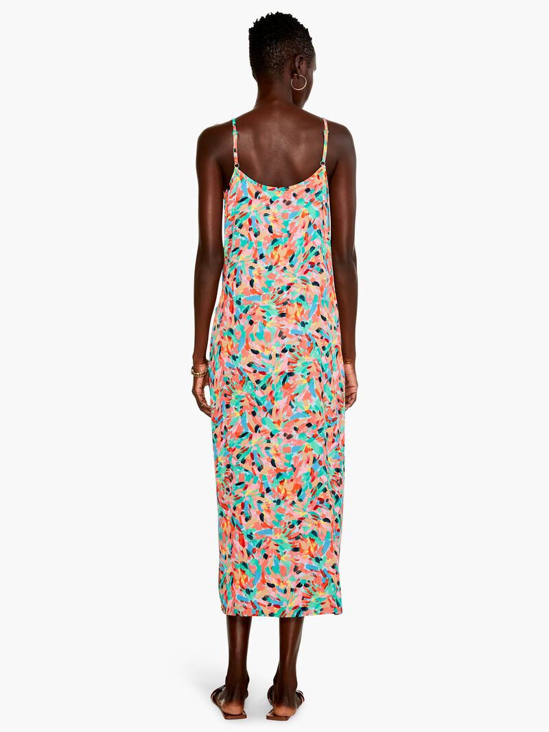 Woman Wears Punchy Petals Slip Dress image number 2