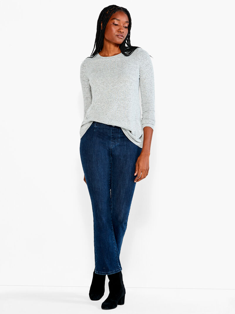 Woman Wears NZT Sweet Dreams Long Sleeve Crew Tee image number 3