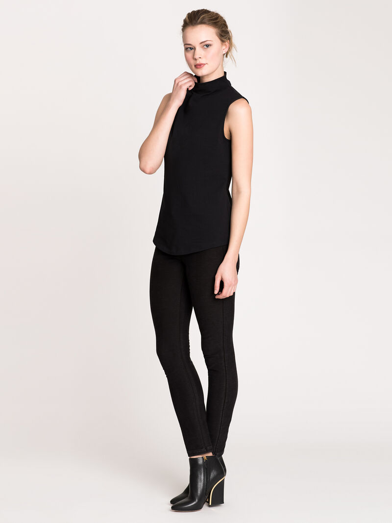 Woman Wears The Perfect Mock Neck image number 3