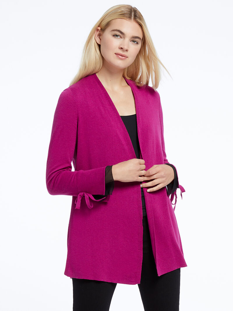 
                    Tie Cuff Cardigan