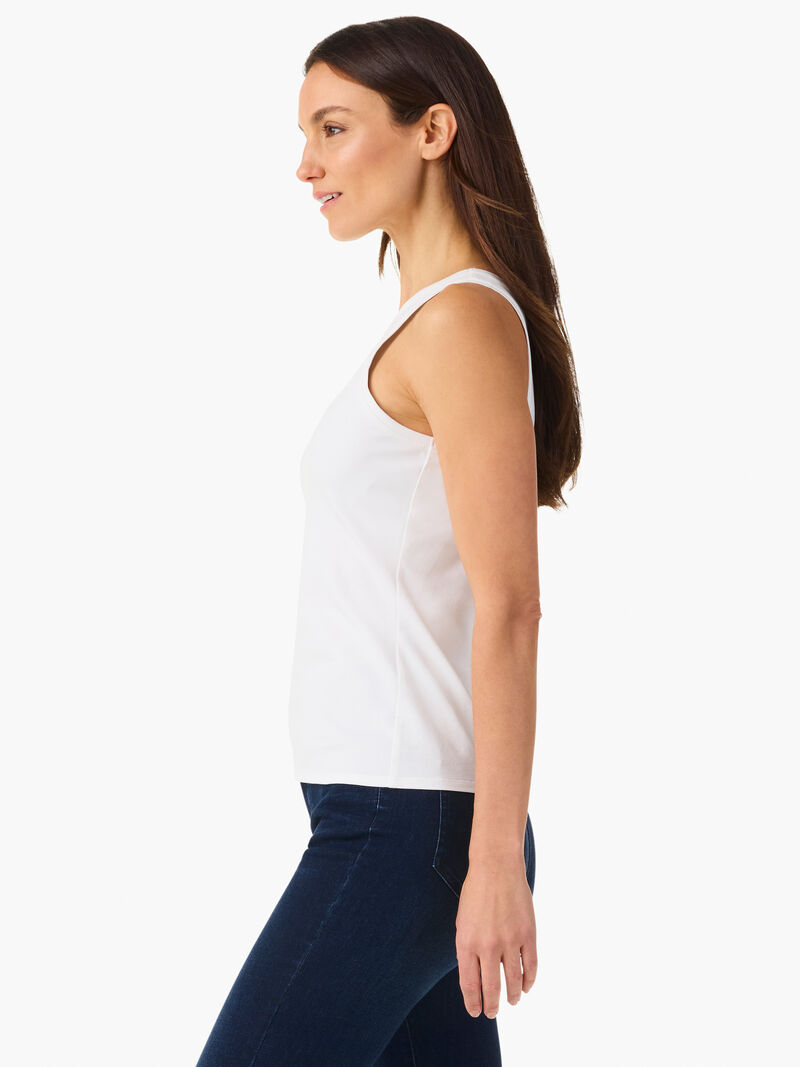 Woman Wears High Neck Perfect Tank image number 2