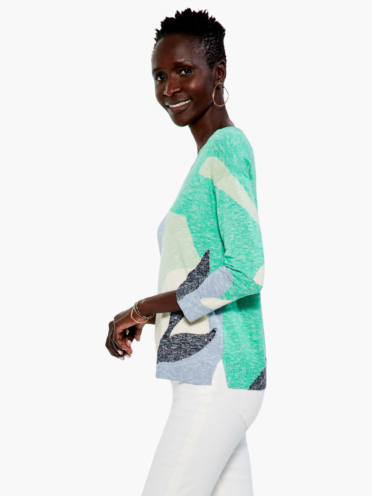 Leaf Burst Sweater