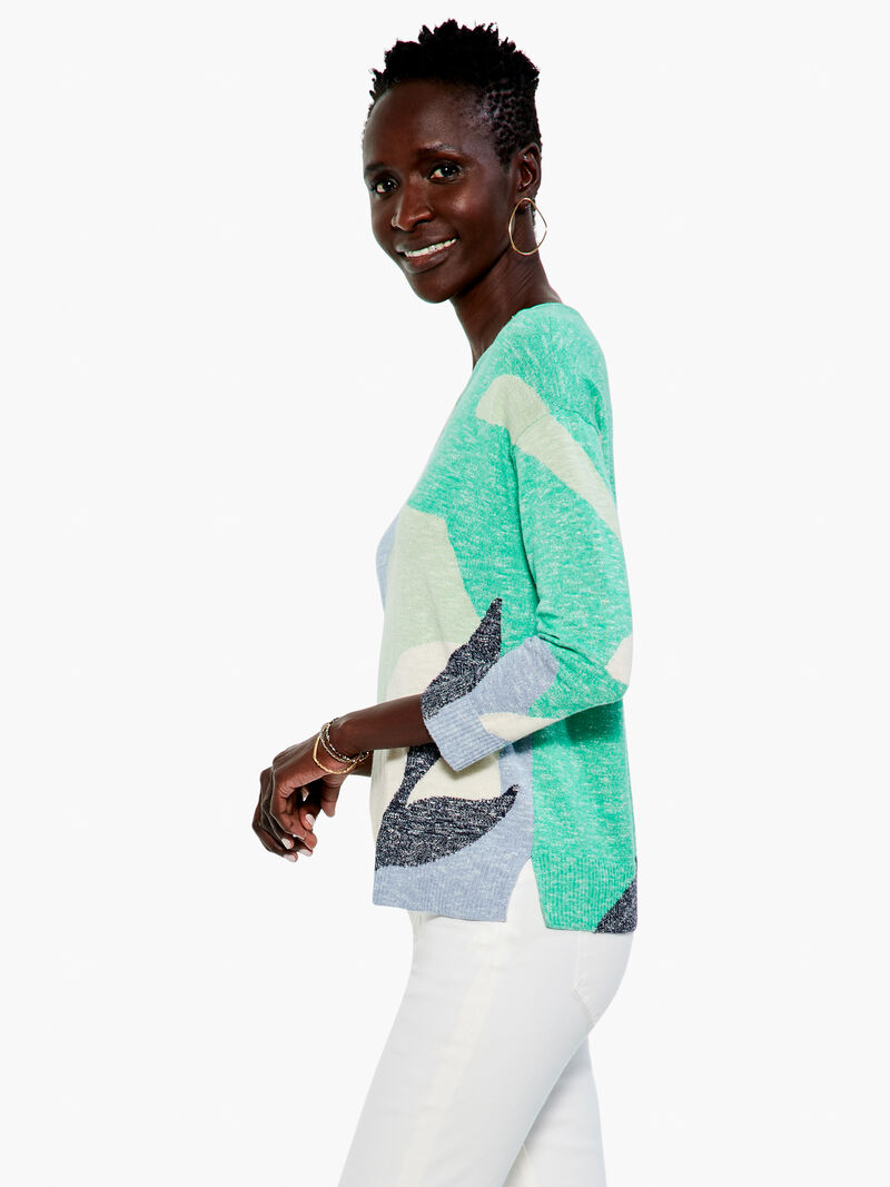 Leaf Burst Sweater