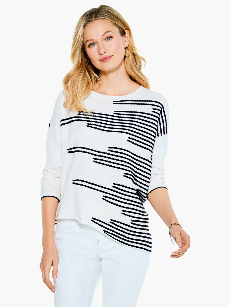 Woman Wears Fresh Perspective Sweater image number 0