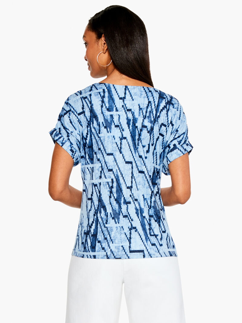 Woman Wears Zig Zag Tee image number 2