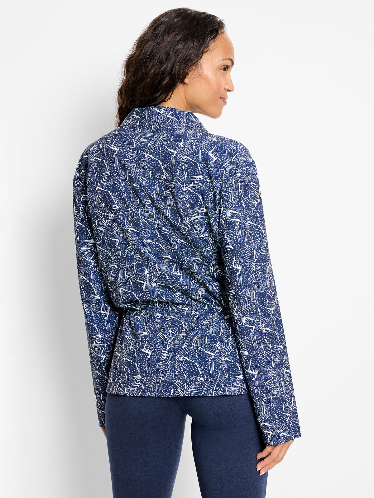 Falling Fans Tech Stretch Zip Front Jacket