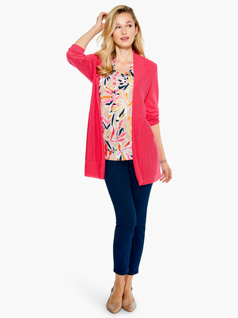 Woman Wears Sunrise Floral Live In Tank image number 3