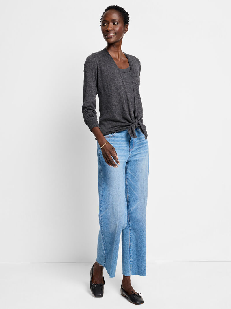 Woman Wears All Year 4-Way Cardigan image number 1