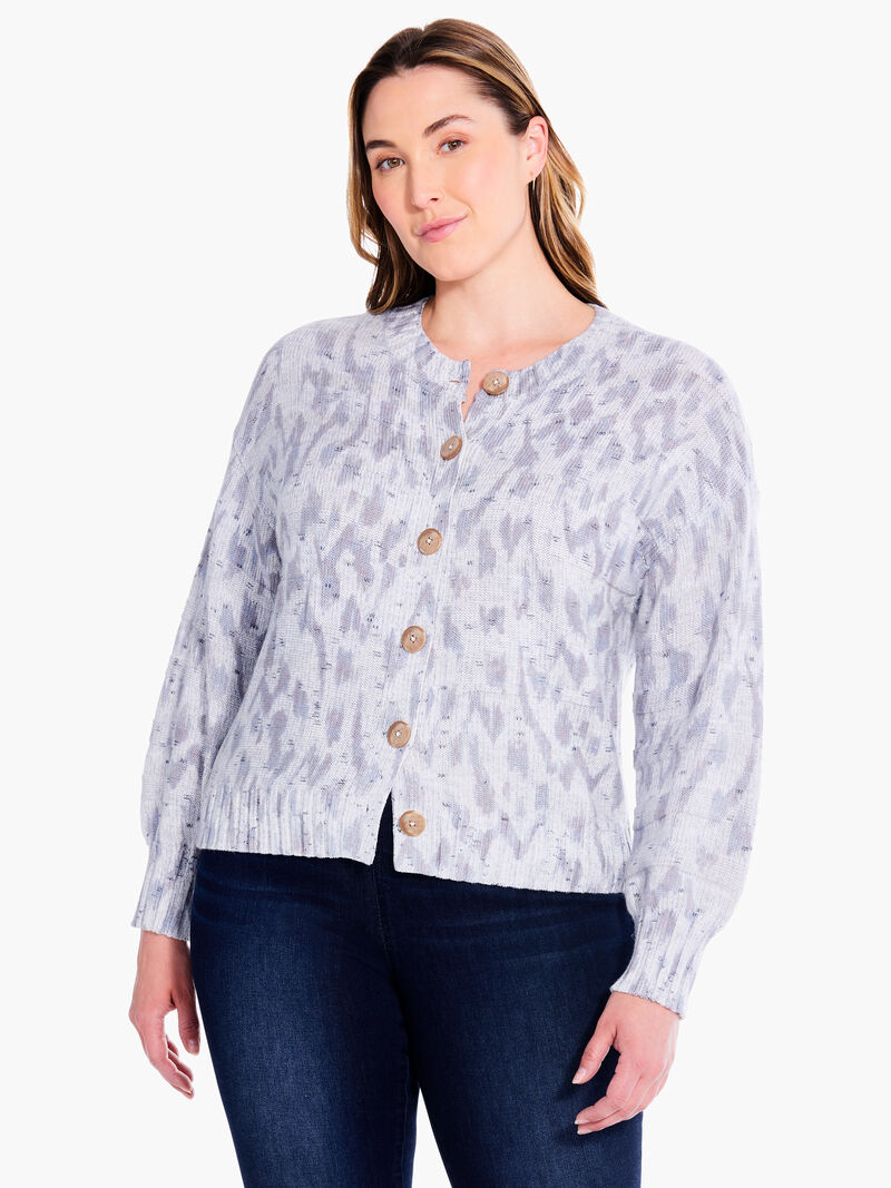 Woman Wears Misty Air Cardigan image number 3