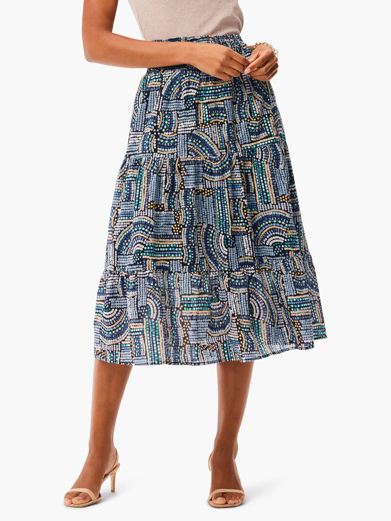 Woman Wears Mosaic Mix Skirt image number 0