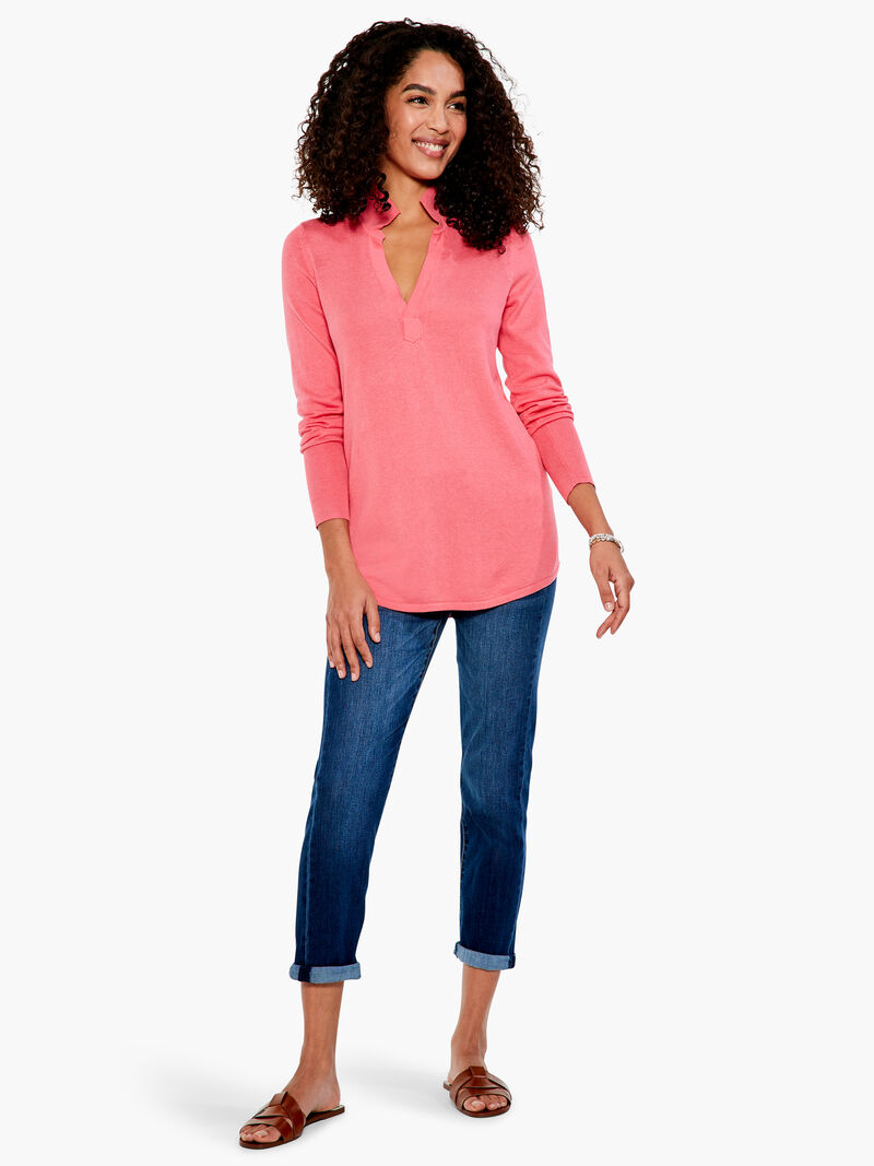 Woman Wears Vital Polo Sweater image number 3