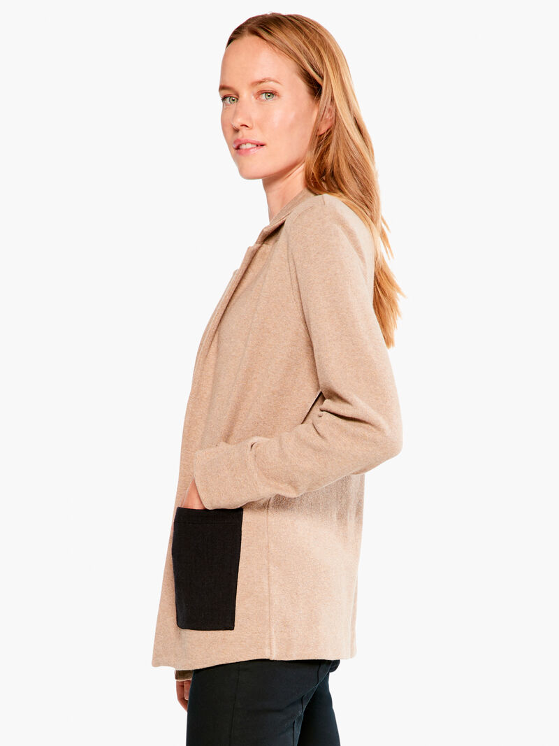 Woman Wears Pocket Blazer image number 1