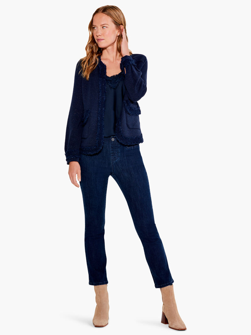 Woman Wears Trimmings Knit Jacket image number 3