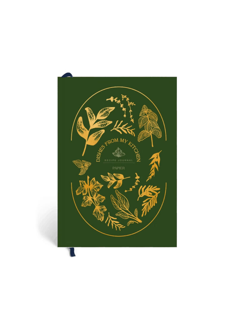 Woman Wears Papier - Herb Garden Foil Recipe Journal image number 0