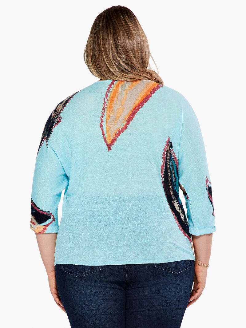 Woman Wears Grove Sweater image number 2
