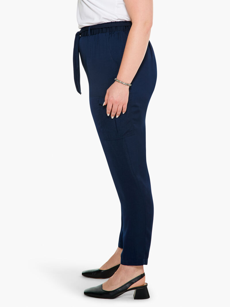 Woman Wears Soft Drape Relaxed Pant image number 2