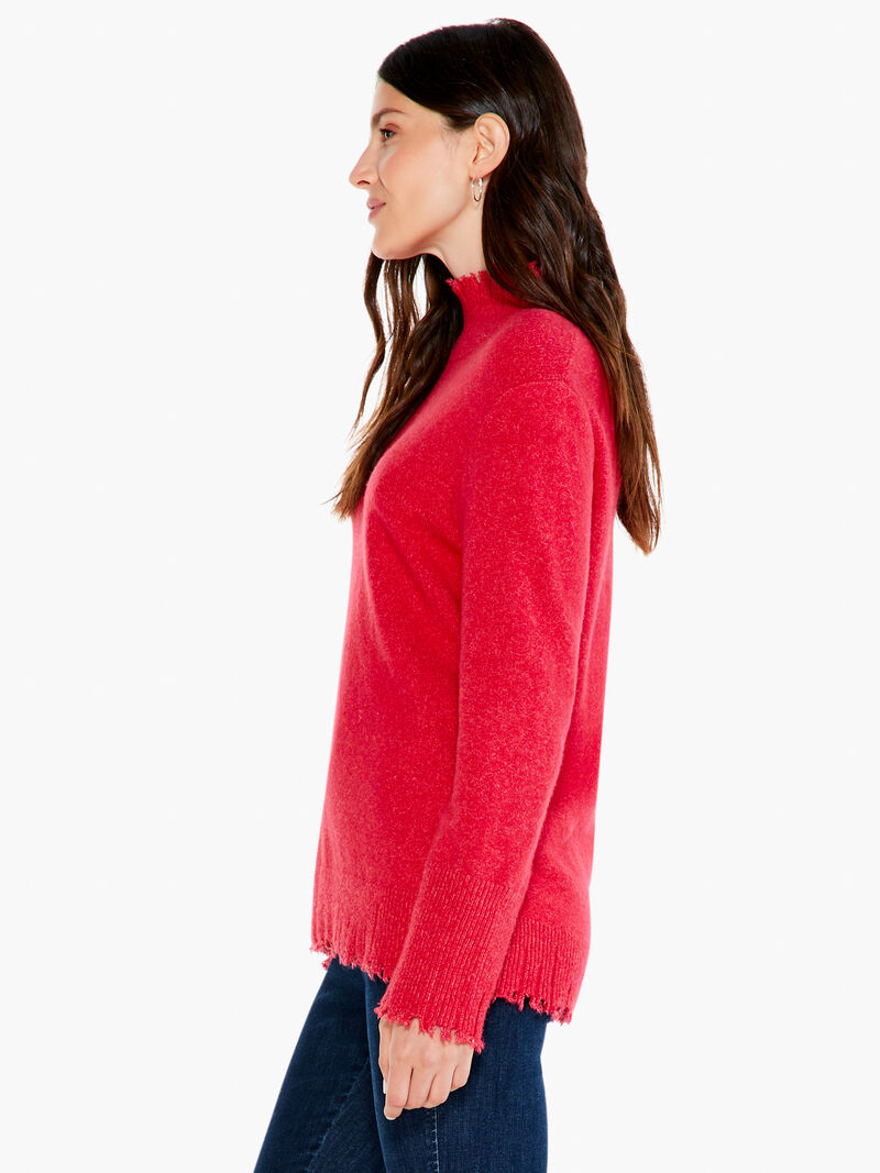 Woman Wears Cozy Up Turtleneck image number 1