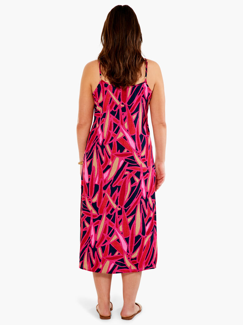 Woman Wears Sunset Jungle Slip Dress image number 2
