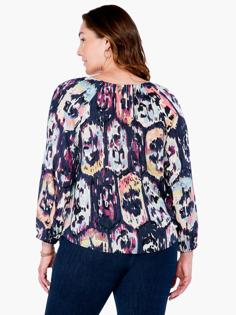 Woman Wears Medallion Mix Top image number 2