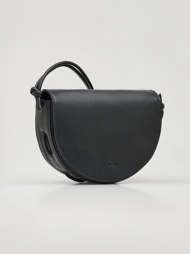 Woman Wears Il Bisonte - Small Half Moon Crossbody Bag image number 1