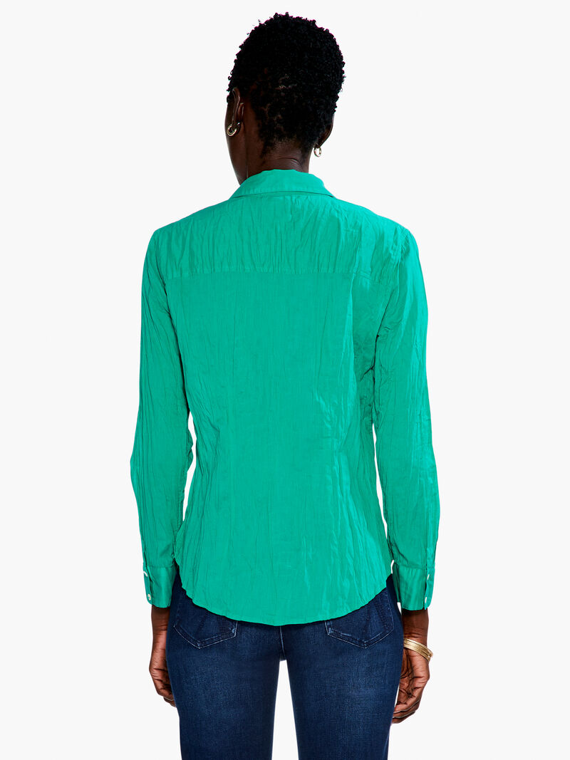 Woman Wears Crinkle Shirt image number 2