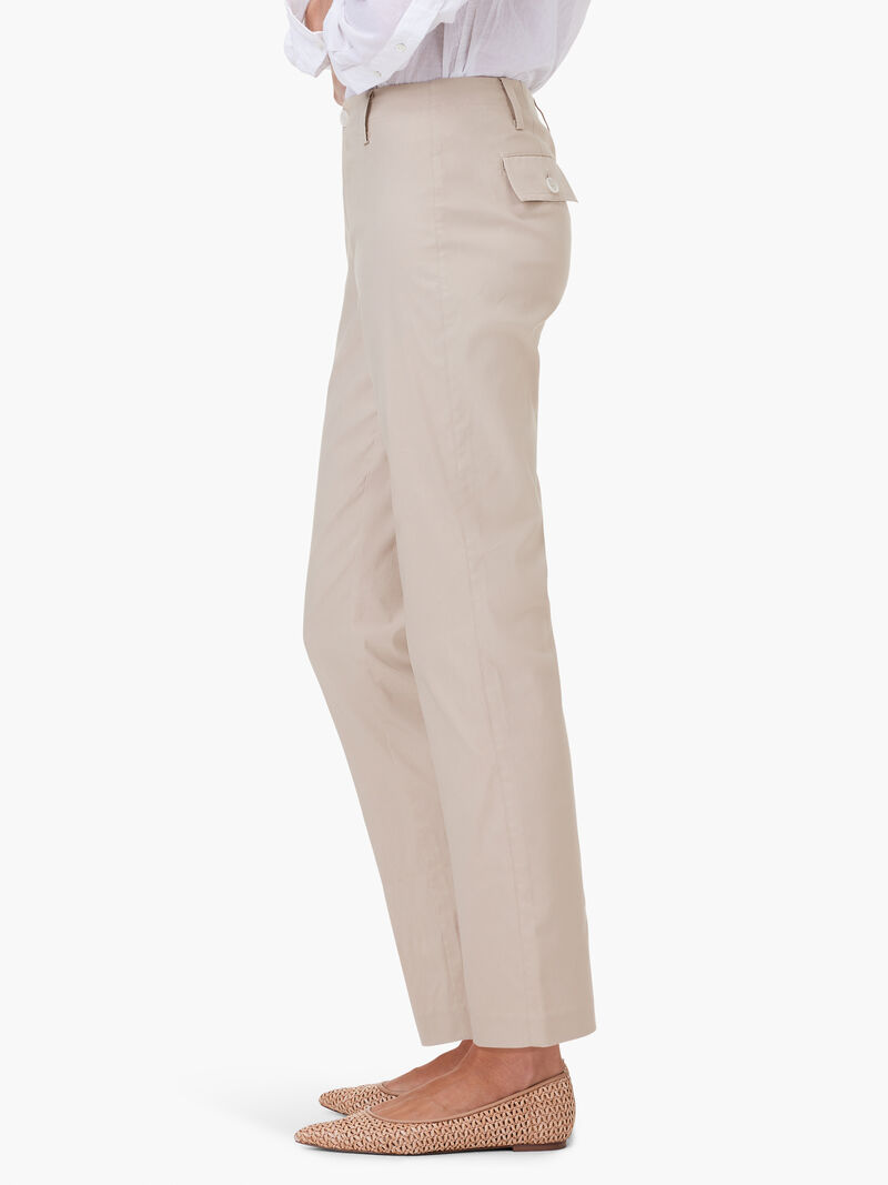 Woman Wears 28" Polished Wonderstretch Straight Pocket Pant image number 1