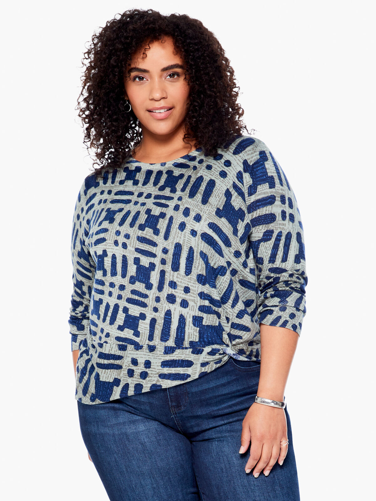 Ikat Camo Sweater