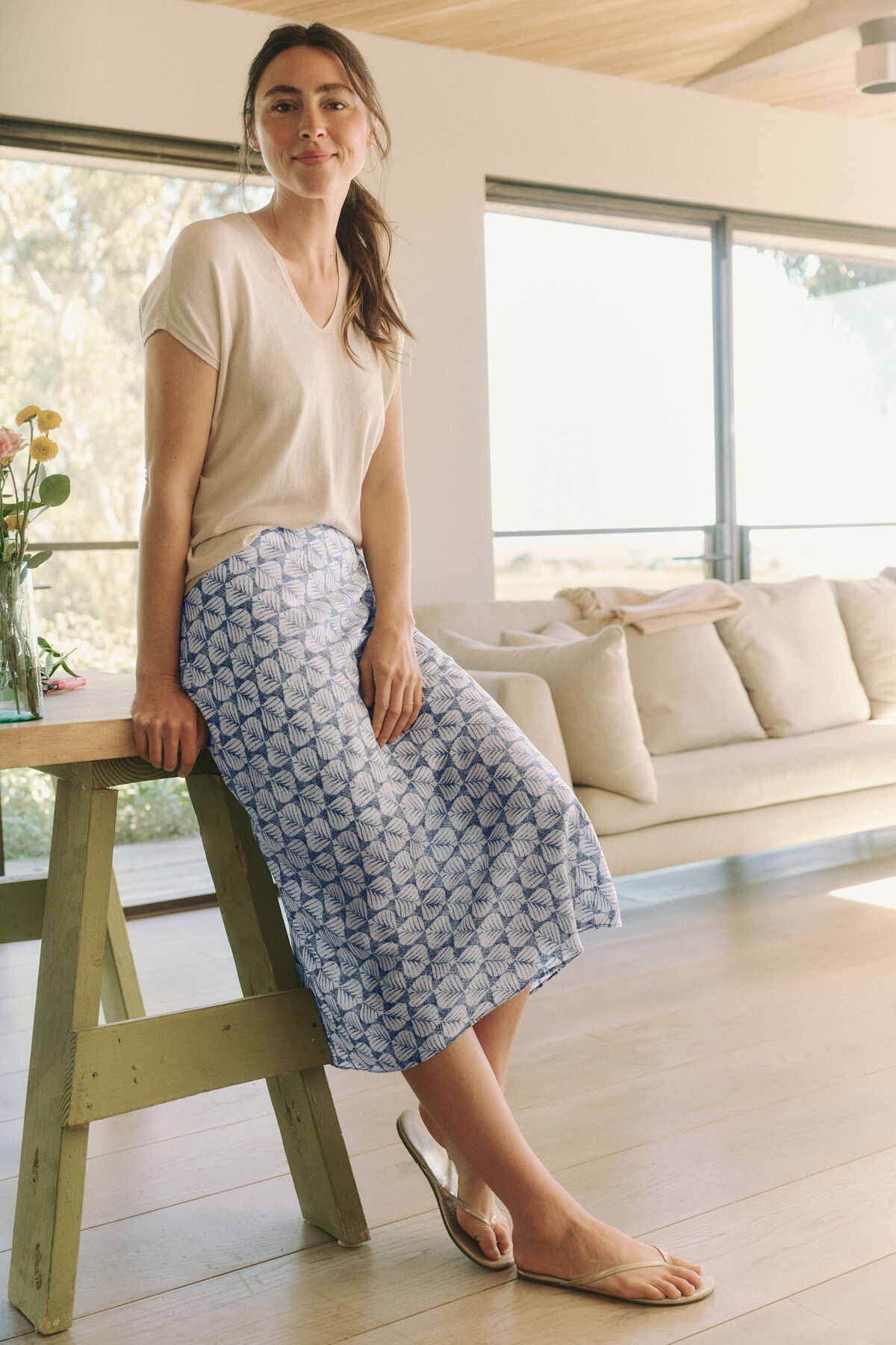 Lilipad Blues Skirt