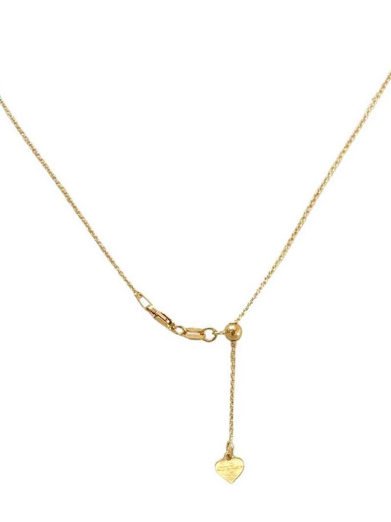 La-Soula 20" 14K Gold Plated Adjustable Cable Chain