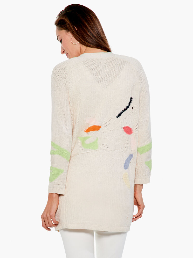 Woman Wears Secret Garden Cardigan image number 2