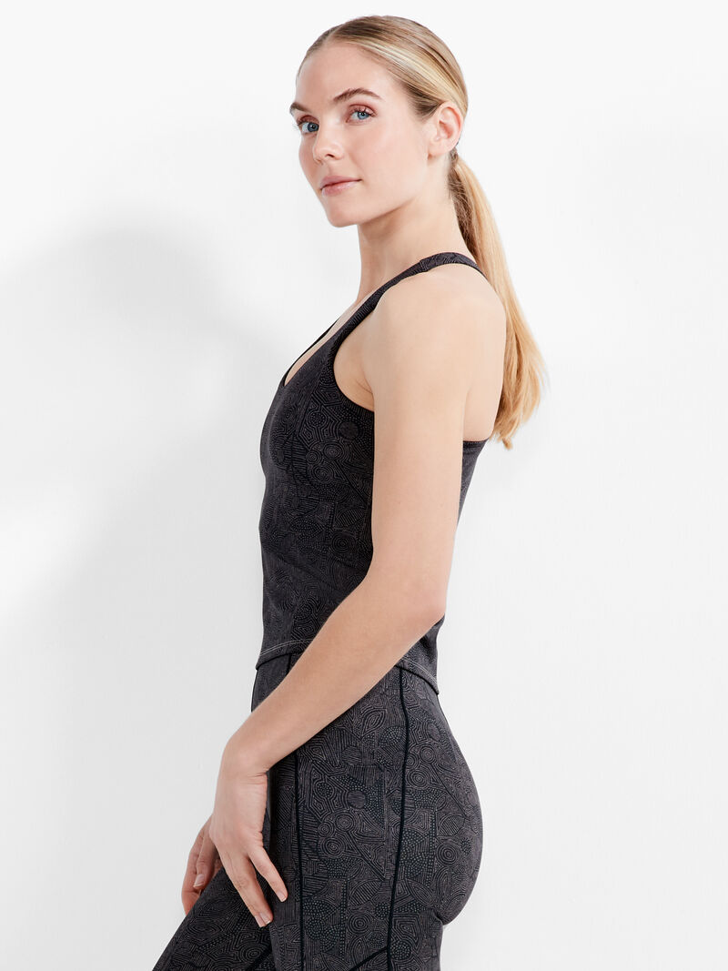 Woman Wears Flexfit Batik Geo Bra Tank image number 2