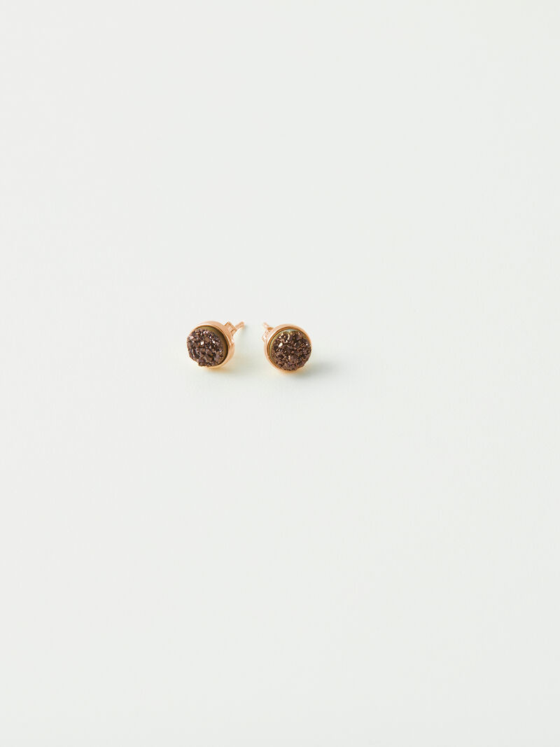 Woman Wears Luna Druzy Earring image number 0