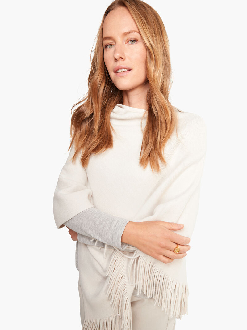 Woman Wears Go To Poncho image number 5