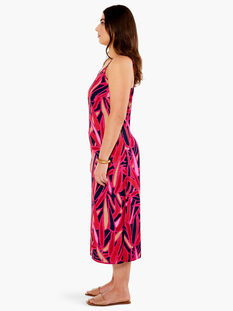 Woman Wears Sunset Jungle Slip Dress image number 1