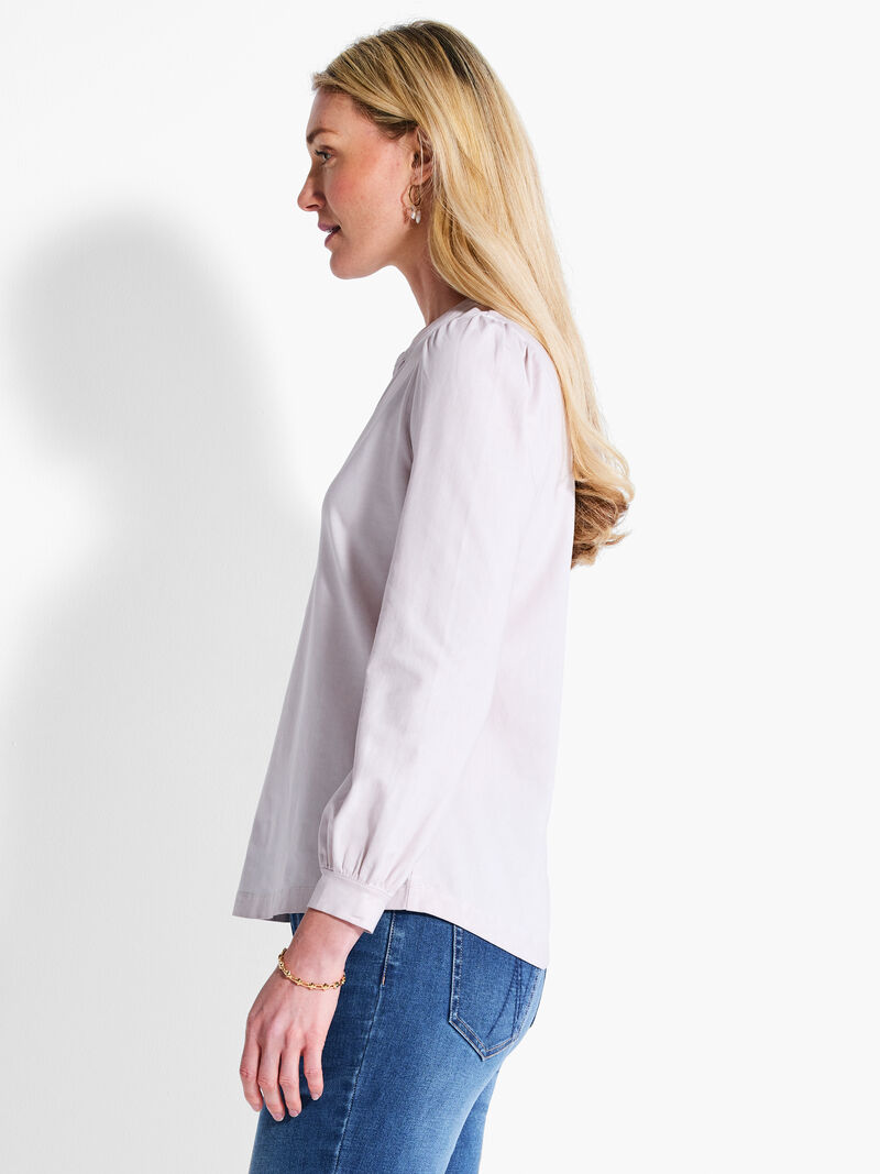 Woman Wears NZT Long Sleeve Henley image number 1