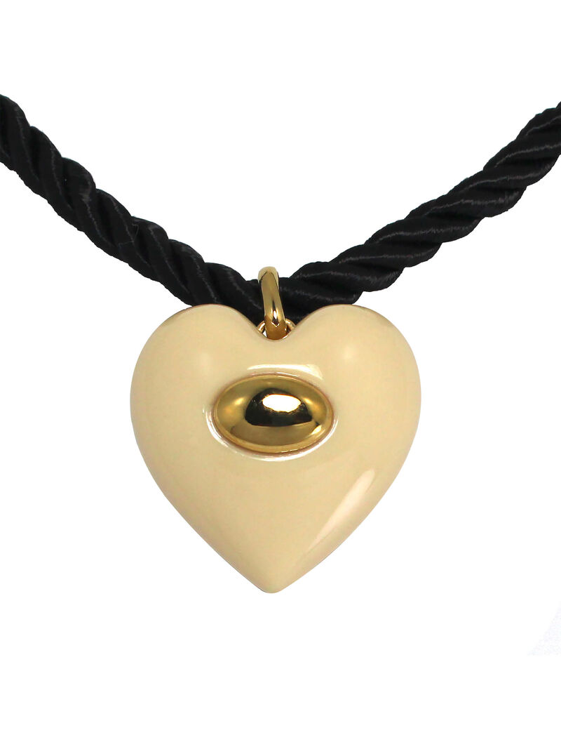 Woman Wears Lucas Jack - Heart Pendant Necklace image number 1