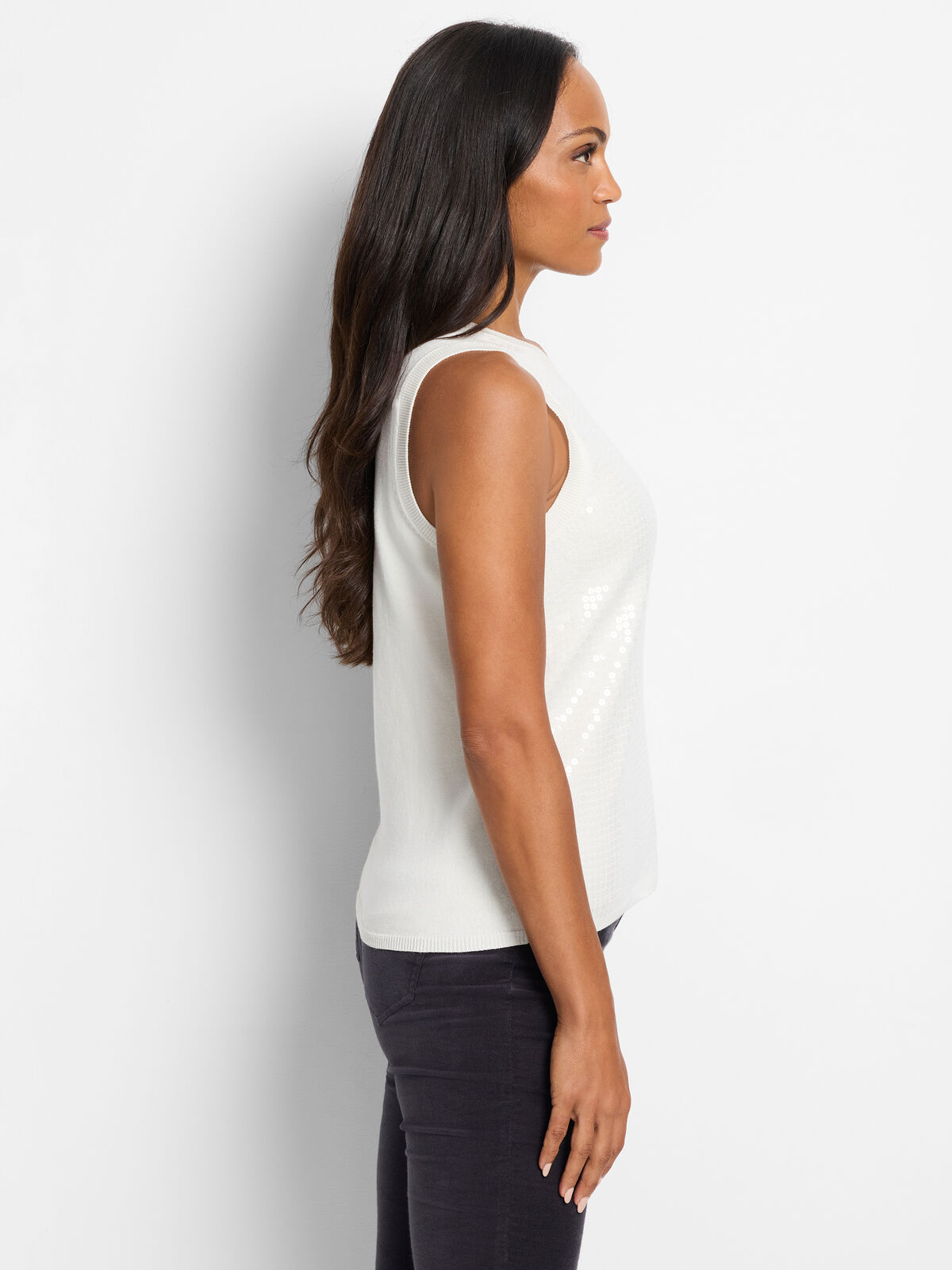 Sequin Knit Tank