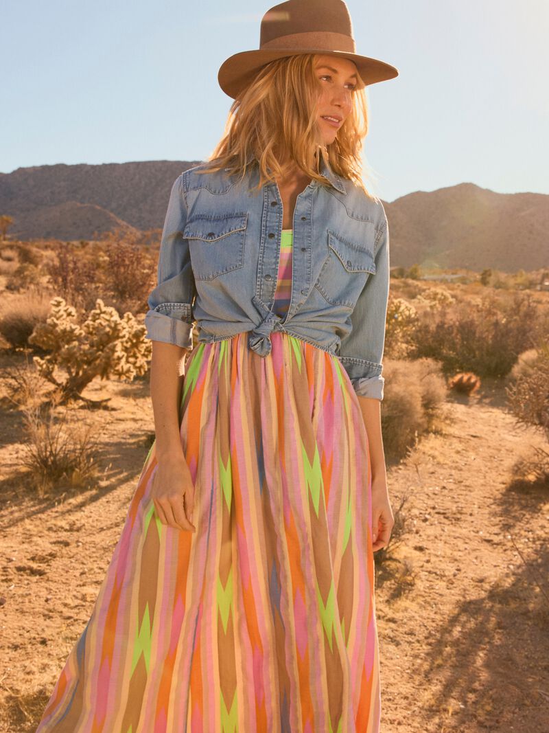 Woman Wears Heat Wave Sadie Dress image number 1
