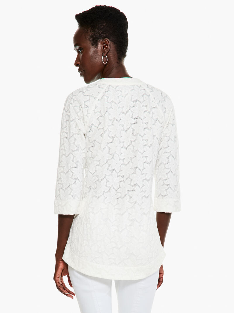 Woman Wears Petal Lace Top image number 2
