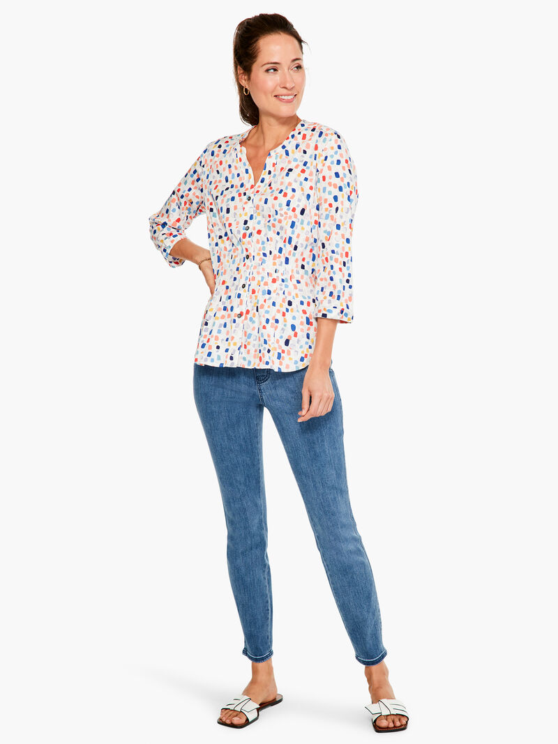Woman Wears Seaglass Shirt image number 3