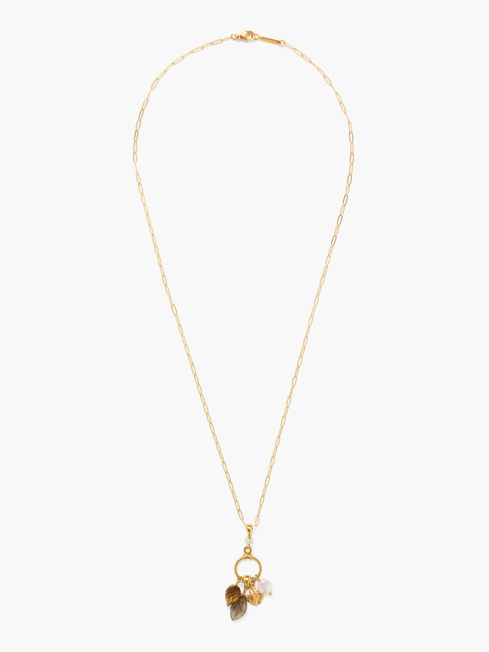 Chan Luu - Labradorite Mix Charm Necklace | NIC+ZOE