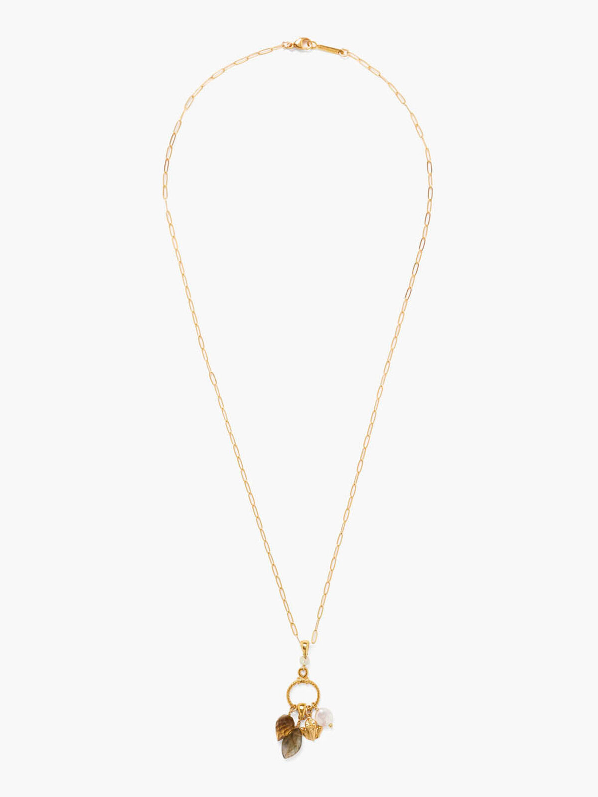 Chan Luu - Labradorite Mix Charm Necklace