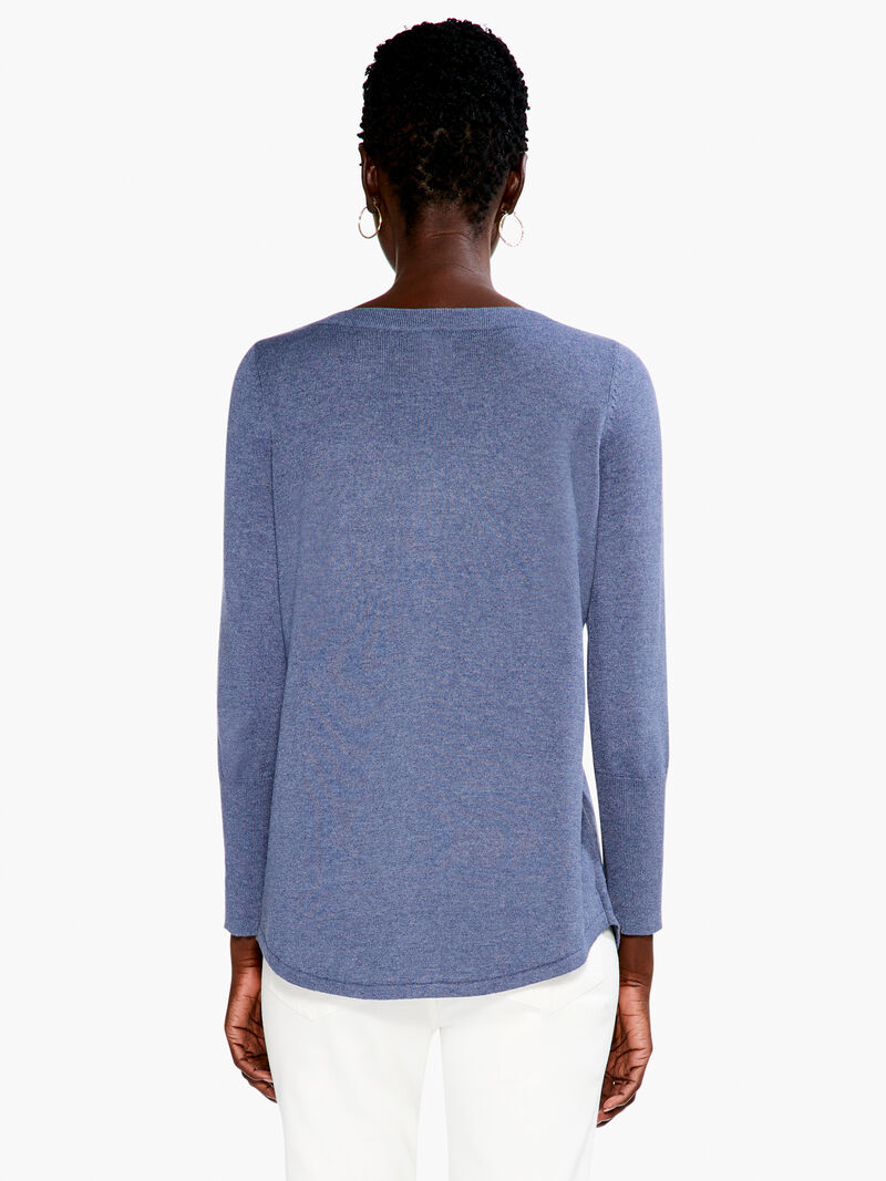Woman Wears Vital Boatneck Sweater image number 2