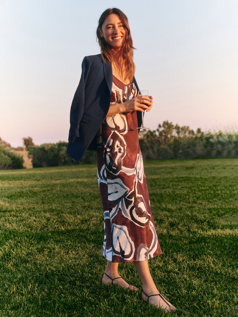 Woman Wears Central Park Scrunch Sleeve Jacket image number 5