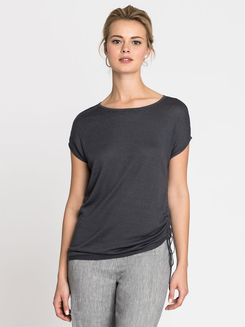 Woman Wears Refreshing Side Tie Top image number 0