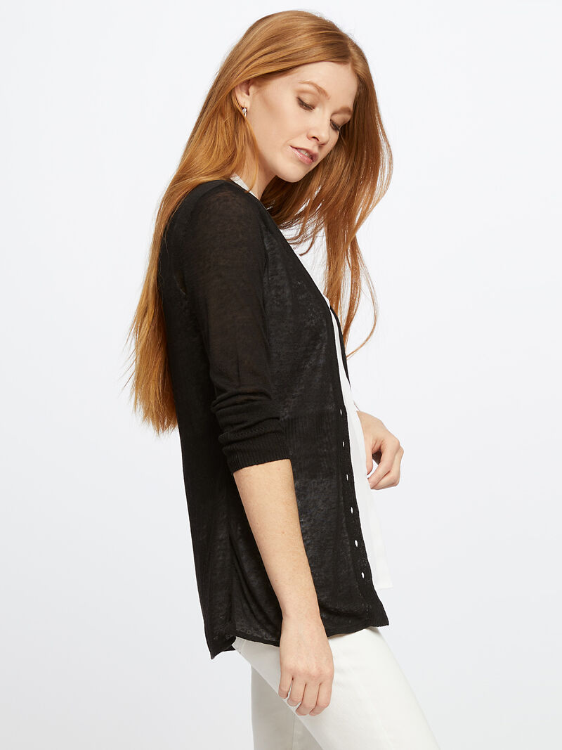 Woman Wears Lightweight Divine Cardigan image number 1